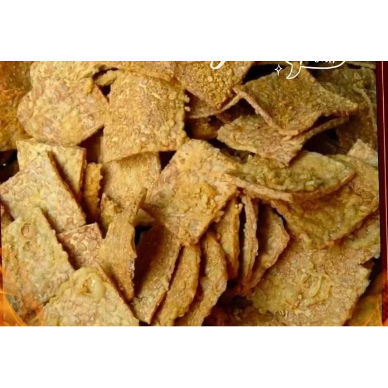 

kripik tempe,, rasa gurih ,, renyah... dijamin kriuk... tanpa bahan pengawet
