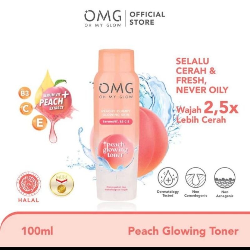 OMG Peach Glowing Toner
