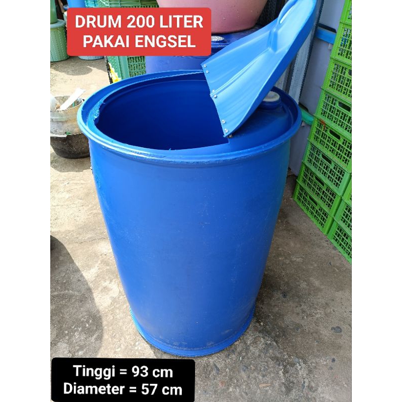 DRUM PLASTIK BEKAS / PENAMPUNG AIR