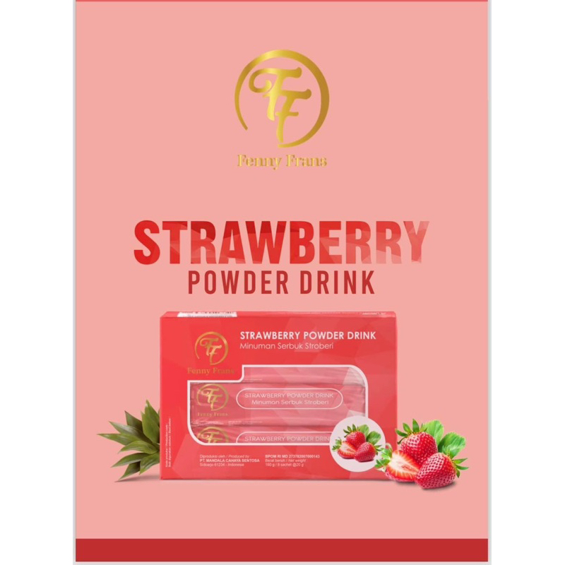 

Straberry powder drink