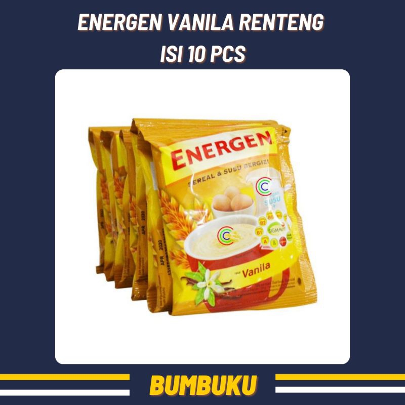 

Energen Vanila Susu Sereal Renteng Isi 10pcs