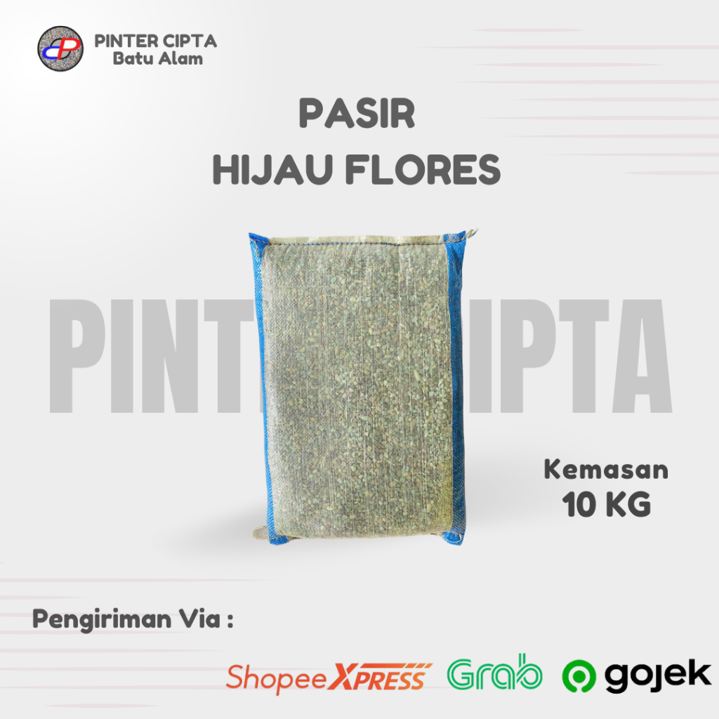 BATU KORAL HIAS HIJAU FLORES PASIR (10Kg) GROSIR