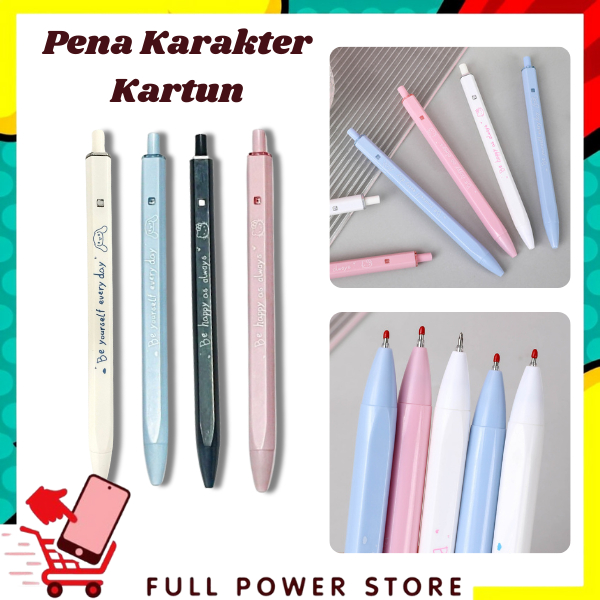 

FPS Pulpen Gel Karakter Kartun Lucu Gelpen Mekanik Kualitas Tinggi 0.5 mm Pena Gel Tekan Tinta Hitam Simple Ujung Pena Lancip Cute Cartoon Pens Ball