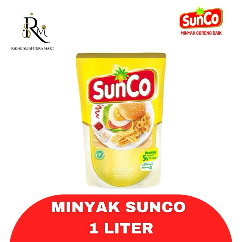 

SUNCO 1 LITER / MINYAK GORENG SUNCO 1 LITER