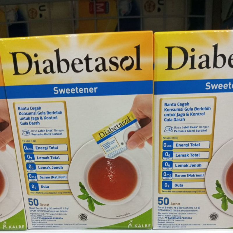 

DIABETASOL SWEETENER 50 SACHET