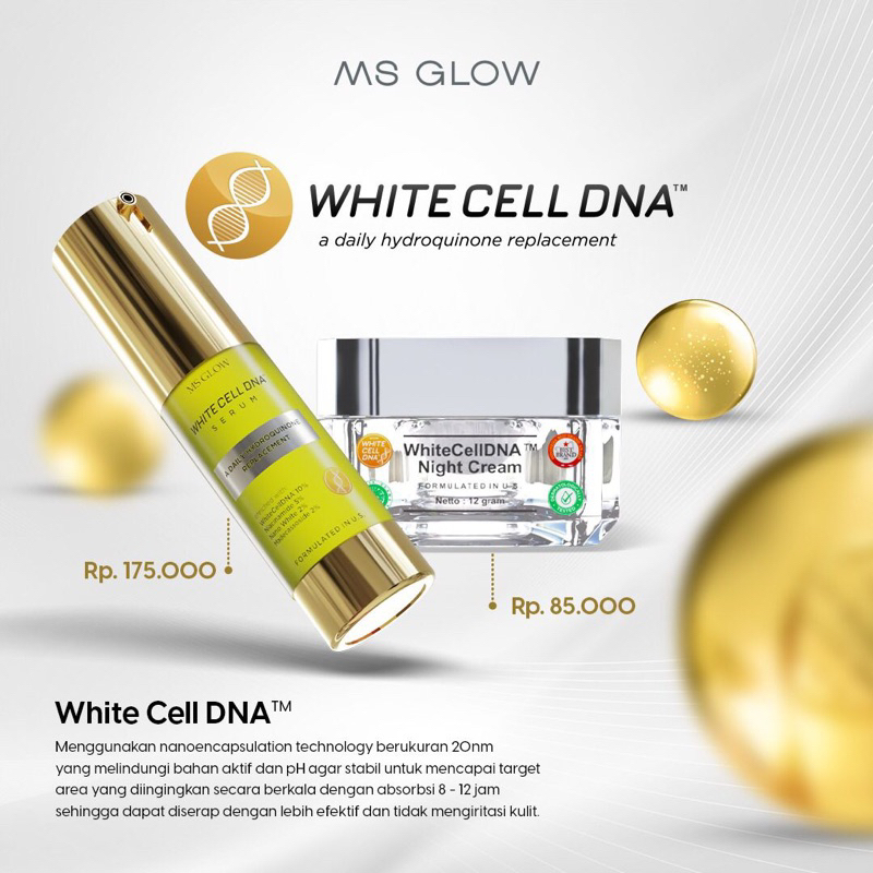 WHITE CELL DNA SERUM/SERUM CELL DNA MSGLOW