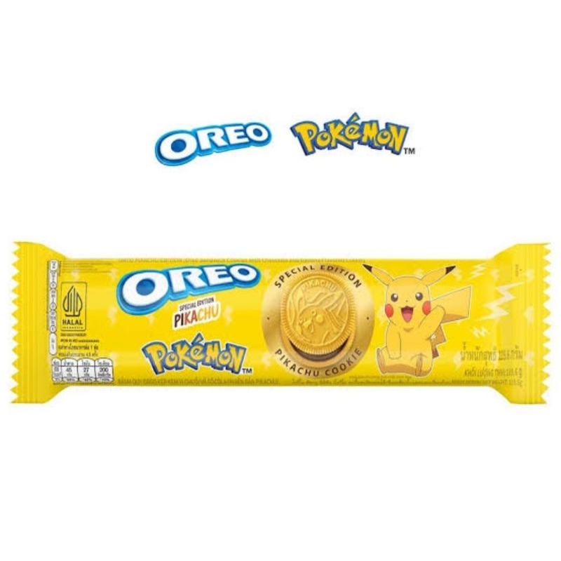 

oreo 123.5 gr edisi pokemon dan red velvet