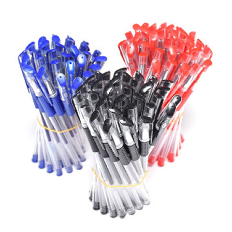 

COD✨1PC Pena Gel 0.5mm Penandatanganan Penbullet Pen Kantor Gel Pena Alat Tulis Siswa Berbasis Air Tangan Pena Murah Impor Hitam-GS