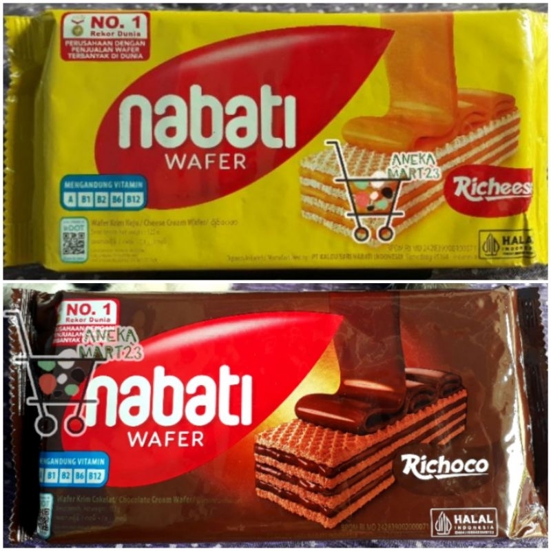 

NABATI WAFER KEJU RICHEESE COKLAT RICHOCO 122 GRAM