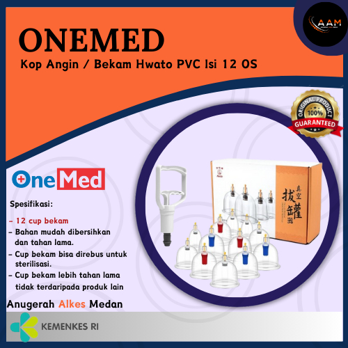 KOP ANGIN HWATO PVC ISI 12 / ALAT BEKAM HWATO ONEMED