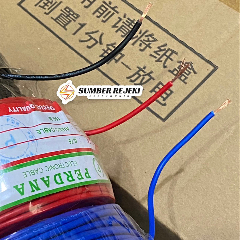 Kabel NYF Perdana 2X0,75 Tembaga Murni