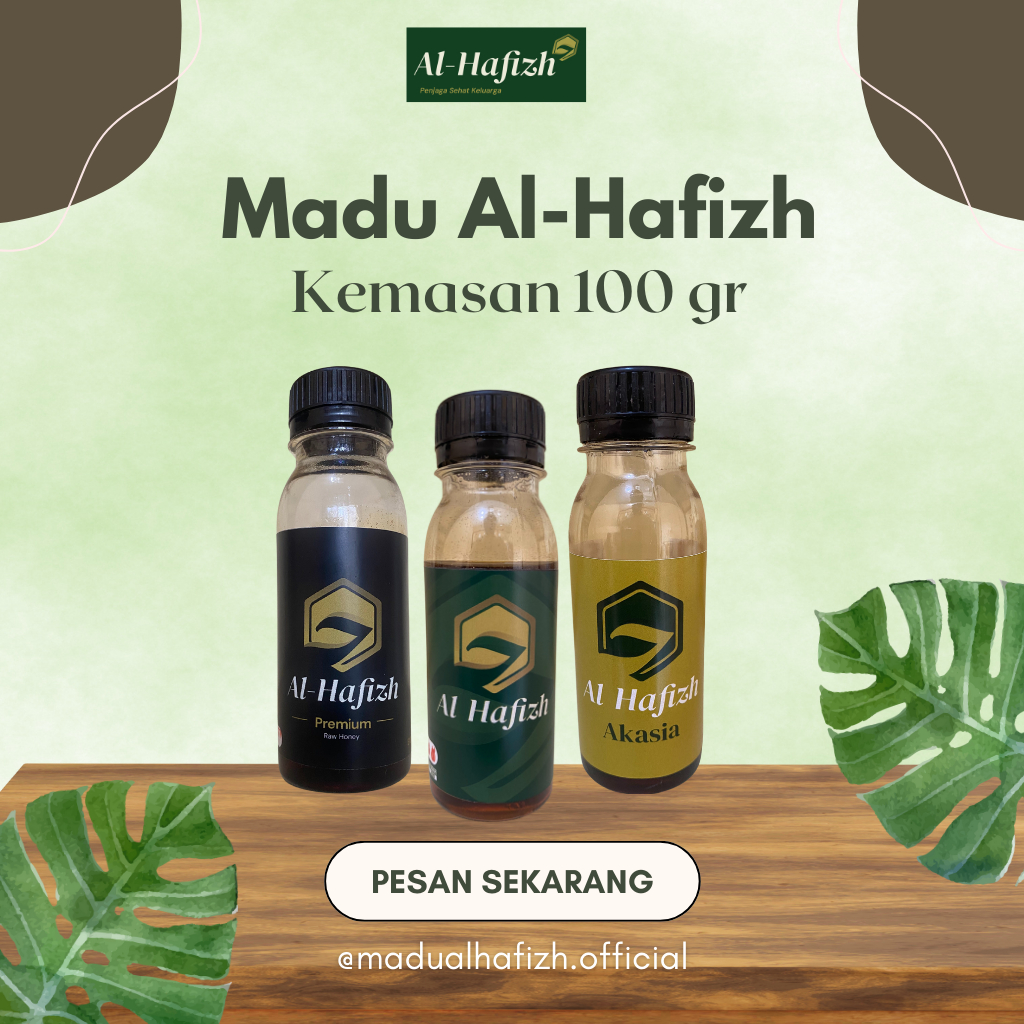 

3 botol 100 gram : Madu Murni Super, Madu Hutan Premium, Madu Akasia