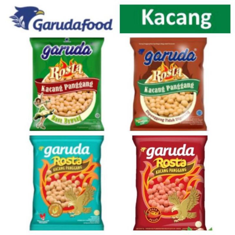 

Garuda kacang rosta panggang rasa bawang / wagyu beef / jagung bakar / pedas