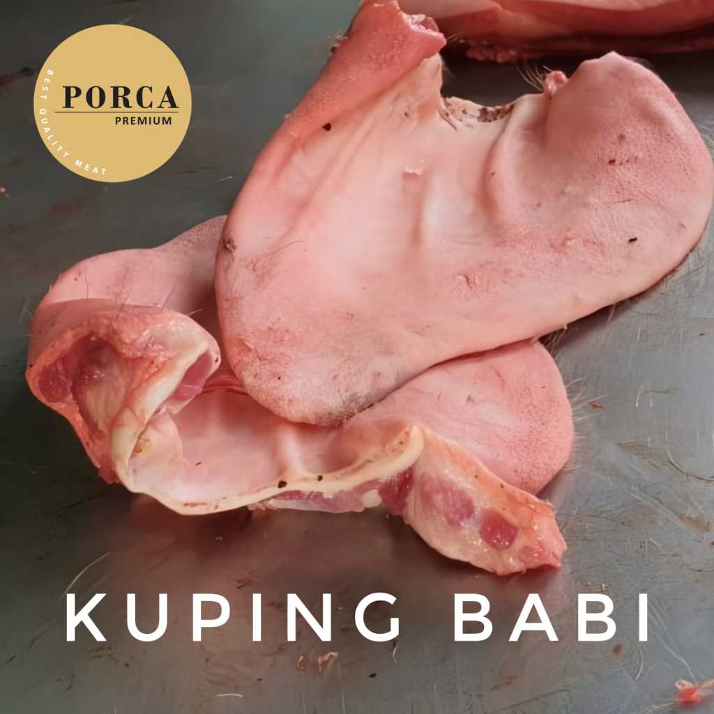 

Kuping babi mentah frozen pig ear stripes