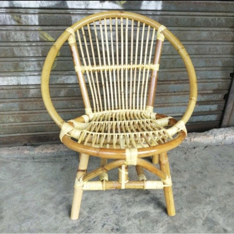 Kursi Rotan/Kursi momon. Meja Rotan asli