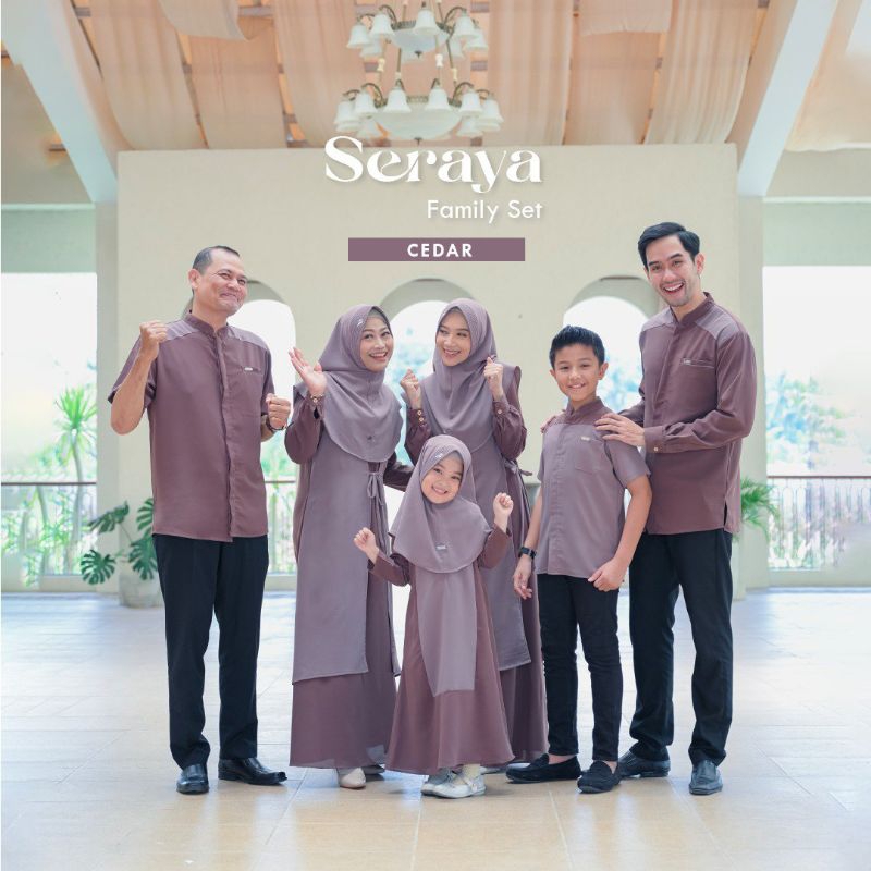 Seraya Family Set Cedar | Sarimbit Keluarga