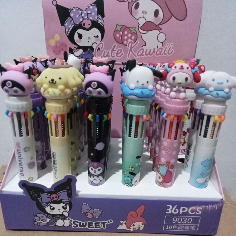 

pen sanrio 10 warna