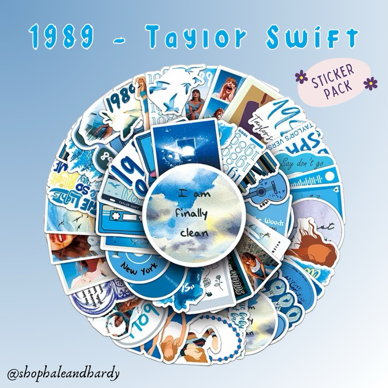 

Taylor Swift Sticker Pack - 1989 | Stiker Mini TS Swiftie Aesthetic Anti Air