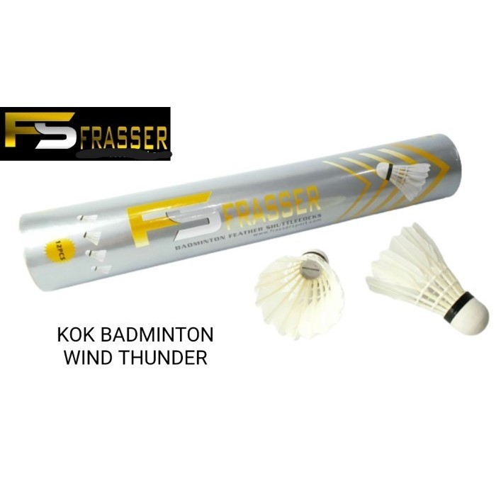 Frasser Shuttlecock Badminton Kok Bulutangkis Windthunder Imports