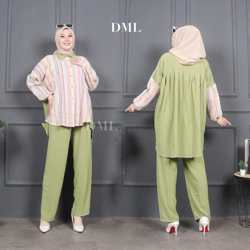 SETELAN CRINKLE MOTIF SALUR