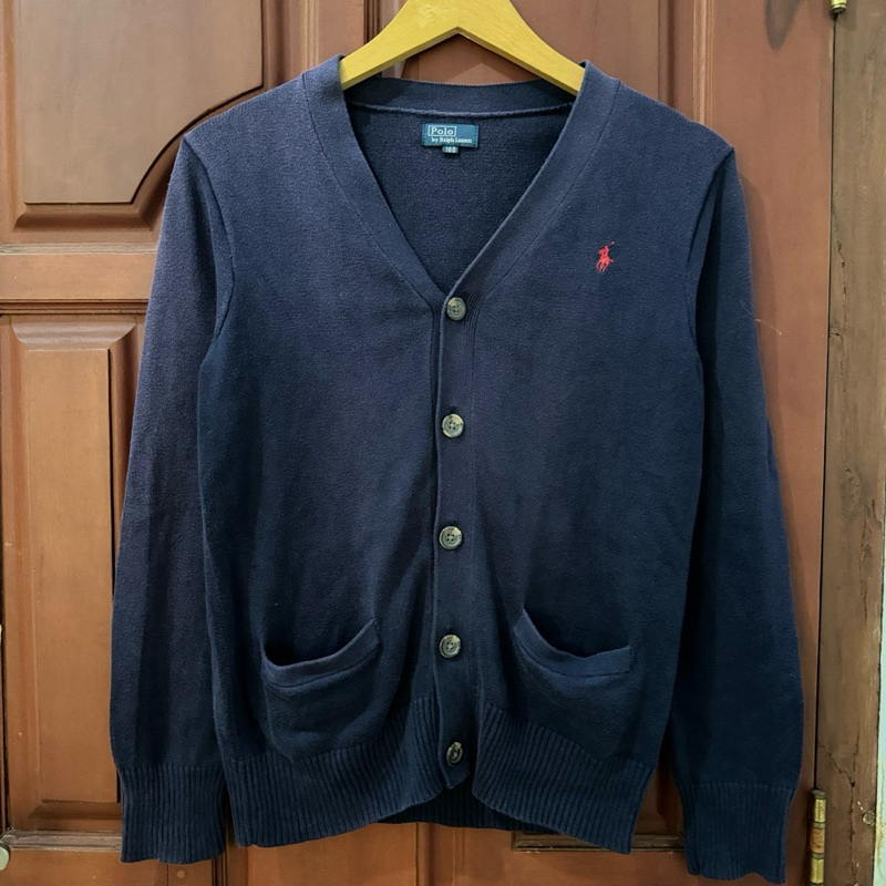 Polo Ralph Lauren Cardigan Navy Preloved