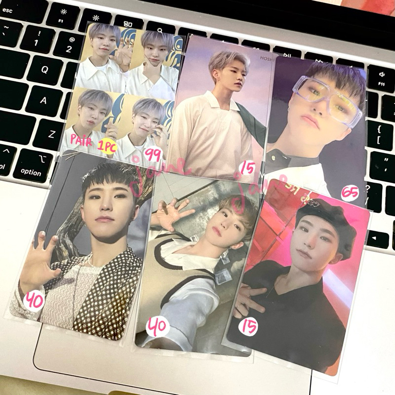 seventeen hoshi various photocard — henggarae net grid hmv japan pink yes24 face the sun ray attacca