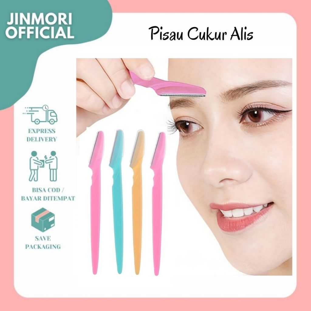 JM - Pisau Cukur Alis Eyebrow Perapih Alis Wanita  / Kerok Alis Silet Alis / Tinkle Portable Cukuran