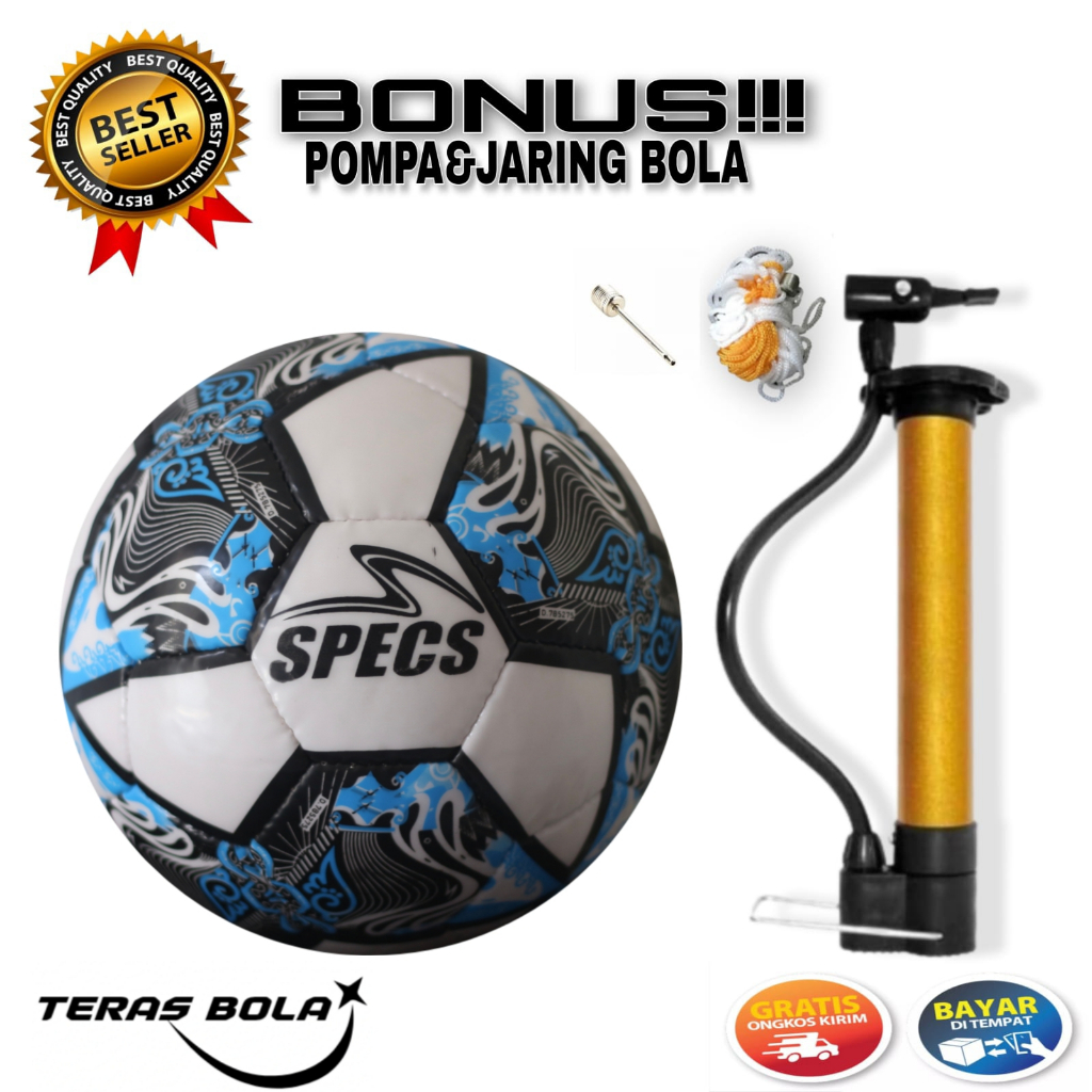 BOLA SEPAK SIZE 5 ORIGINAL FREE POMPA/BOLA SEPAK SIZE 5