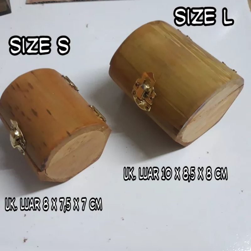 kotak kayu peti harta karun mini serbaguna kayu kotak perhiasan flasdisk gelang