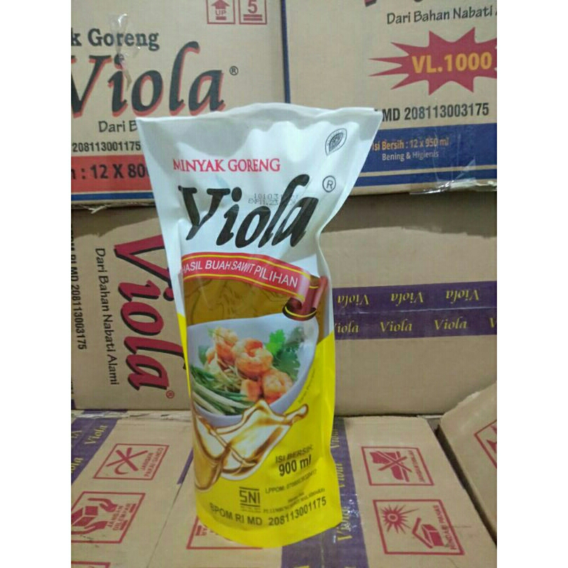 

Minyak goreng viola pouch 900ml isi 6 pouch