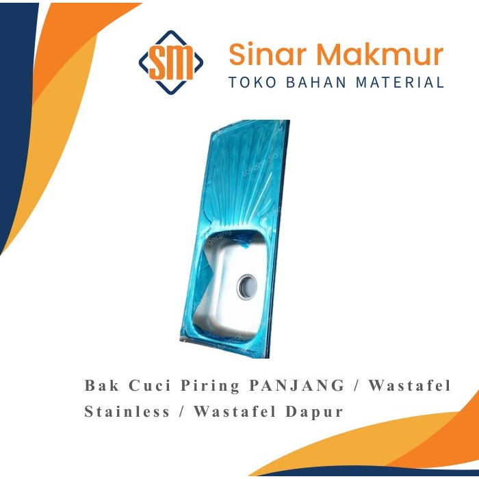 Bak Cuci Piring PANJANG / Wastafel Stainless / Wastafel Dapur
