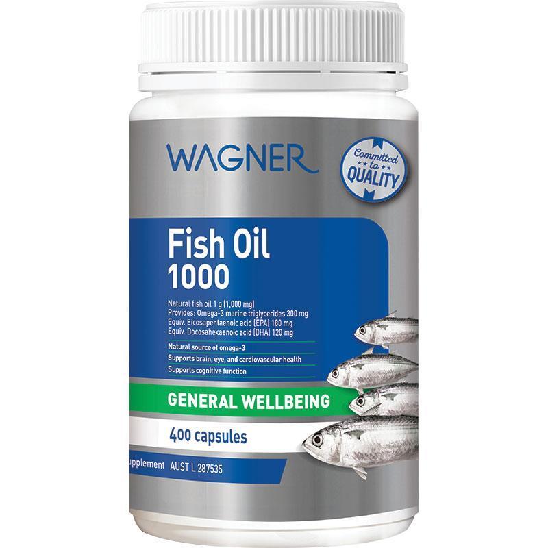 Wagner Fish Oil 1000 400 Capsules Australia