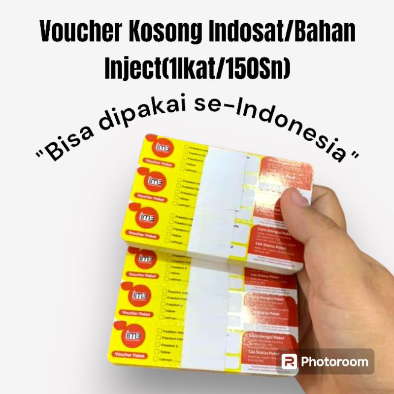 Voucher Kosong Indosat IM3 New Desaign 3 in 1 [1ikat/150sn]