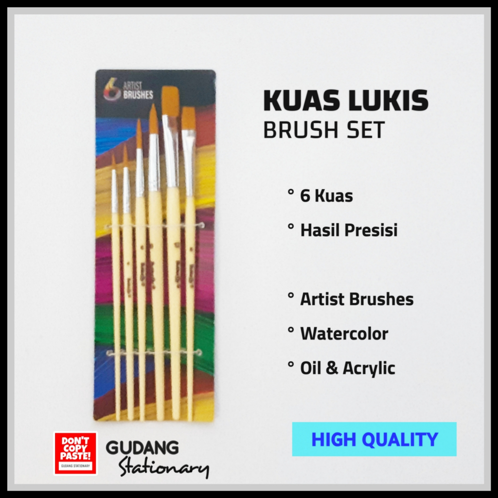 

Kuas Lukis Brush Set BUTTERFLY