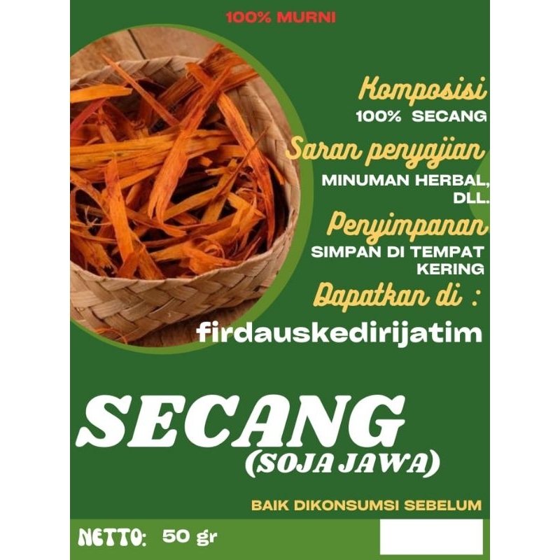 

Kayu Secang Serut Bubuk Premium Murni Tanpa Campuran Sappan Wood Asli Soja Jawa Wedang Uwuh