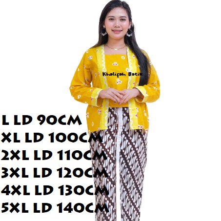 Kebaya Kutubaru Jumputan Jumbo