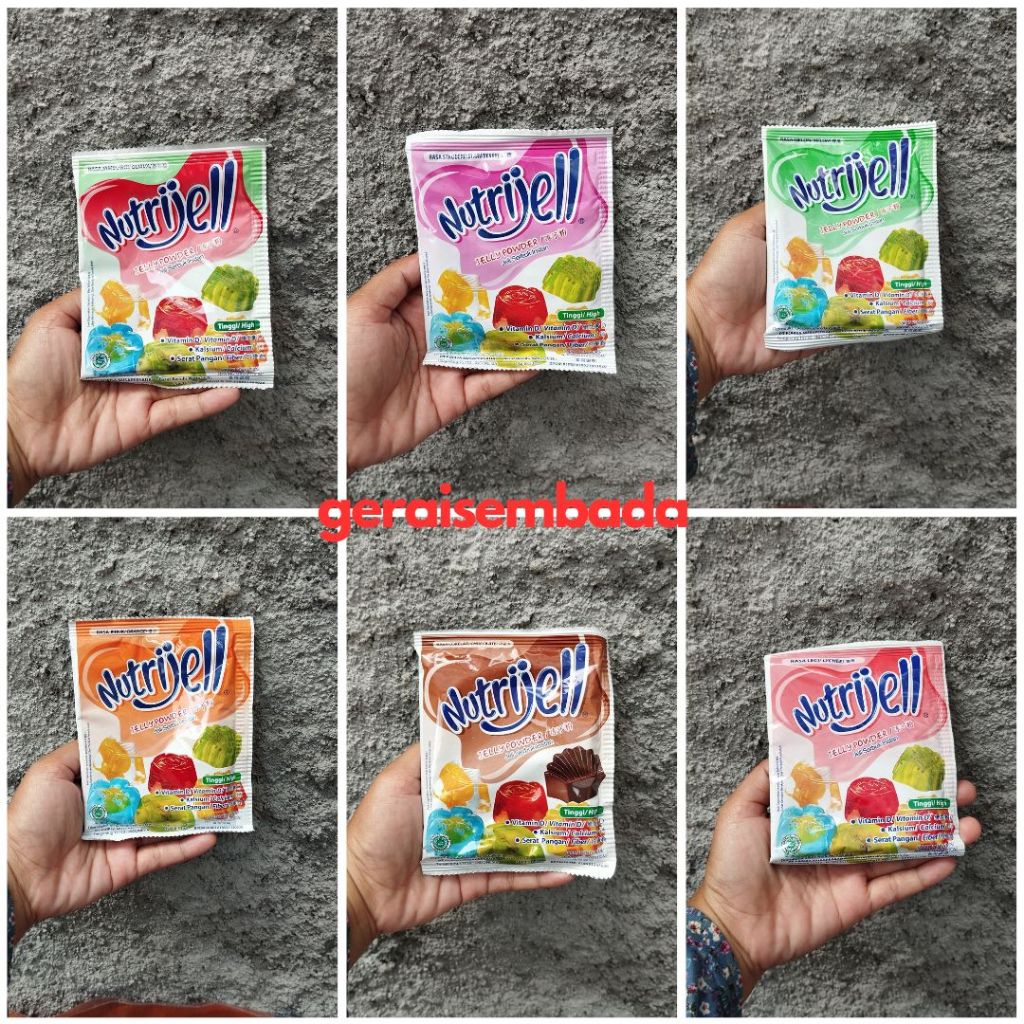 

Nutrijell Jeli Serbuk Instant Jelly Powder kemasan 15 g