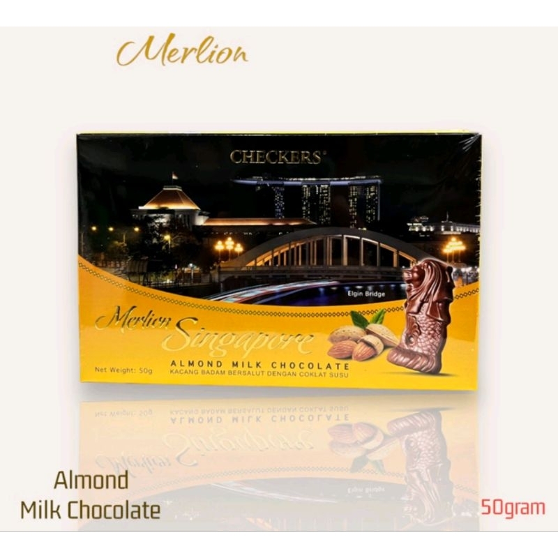 

Coklat Checkers Merlion Singapore 50 gram - Oleh oleh Singapore