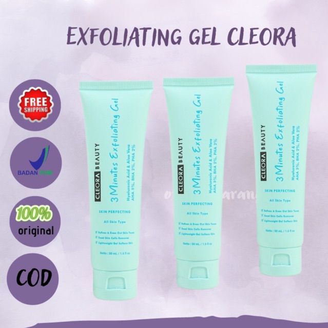 (Ready) Cleora Beauty exfoliating gel / Gel exfoliating / Girlpal exfoliating