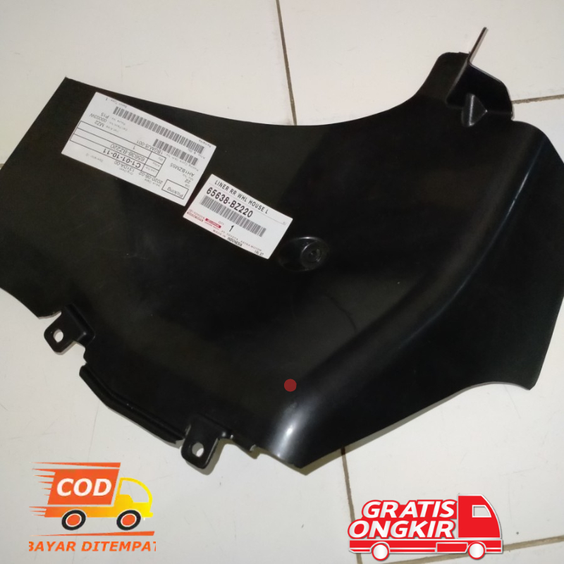 Liner Fender /Spakbor Belakang Kiri Calya Sigra