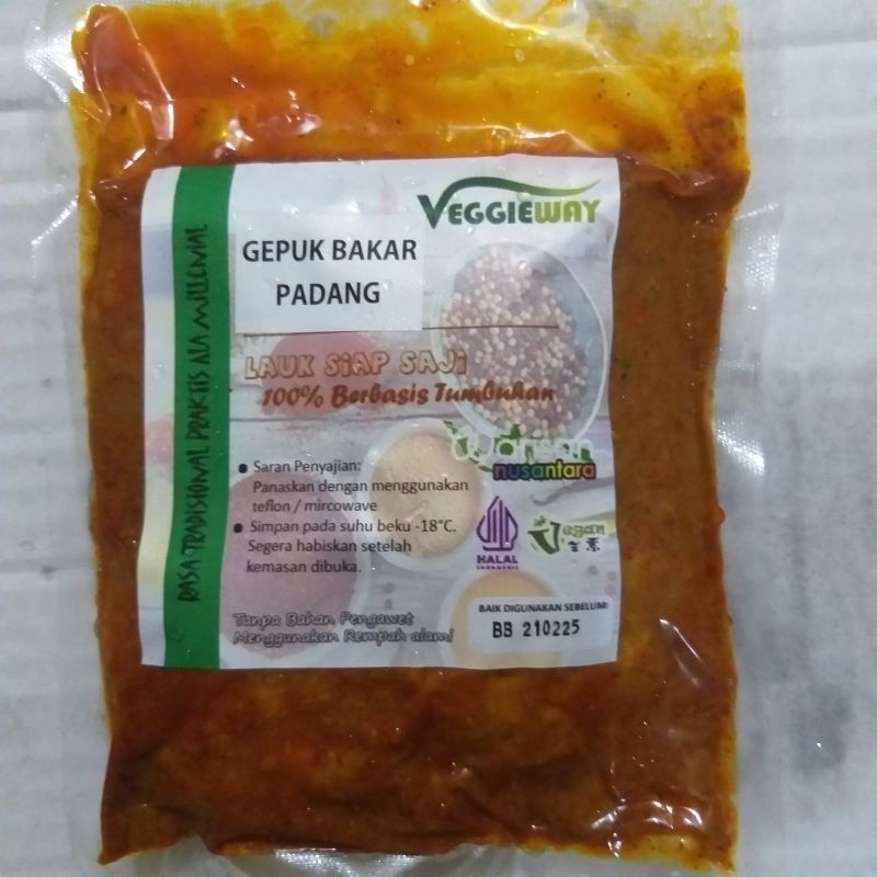 

Veggieway gepuk bakar padang vegetarian