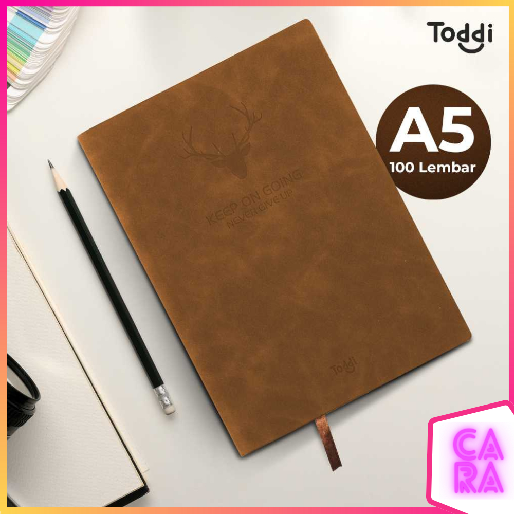 

Buku Catatan Harian Notebook Diary Cover Kulit 100 Lembar A5 CW-5026