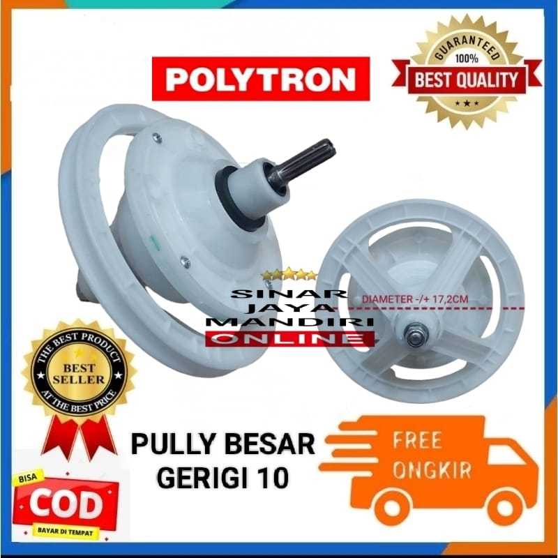 [ SJM ] GEARBOX MESIN CUCI POLYTRON 2 TABUNG PWM 7067