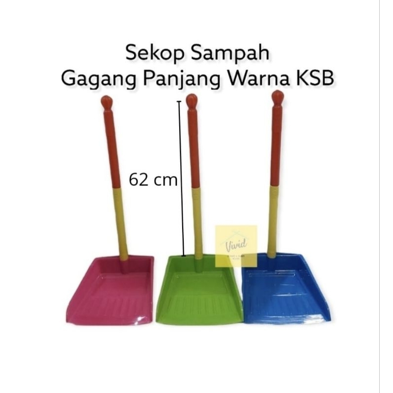 Sekop Sampah Warna Terang Sekop Plastik Serokan Sampah - 1pcs