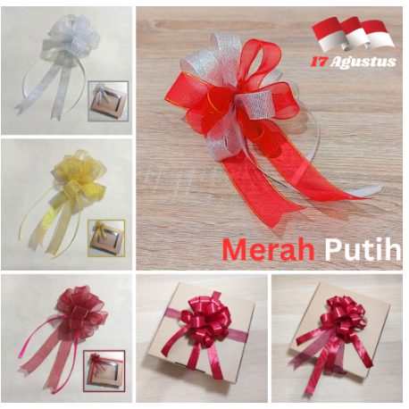 

Pita Jadi | Pita Pom | Panjang Besar | Aksesoris Hampers | Premium