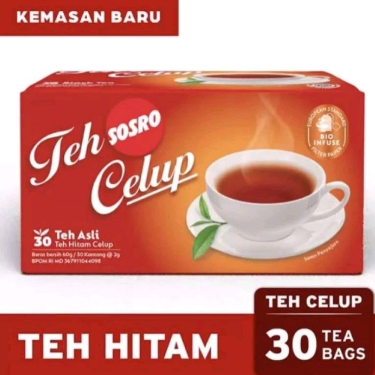 

100 Kotak Teh Celup Sosro 30 (1 Dus)