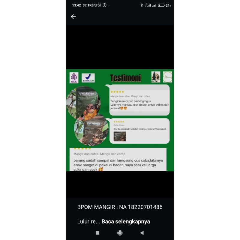 MASKER LULUR NENEK MOYANG 69