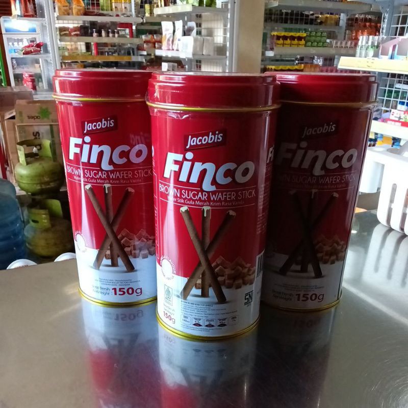 

Finco brownsugar wafer stick 150gr