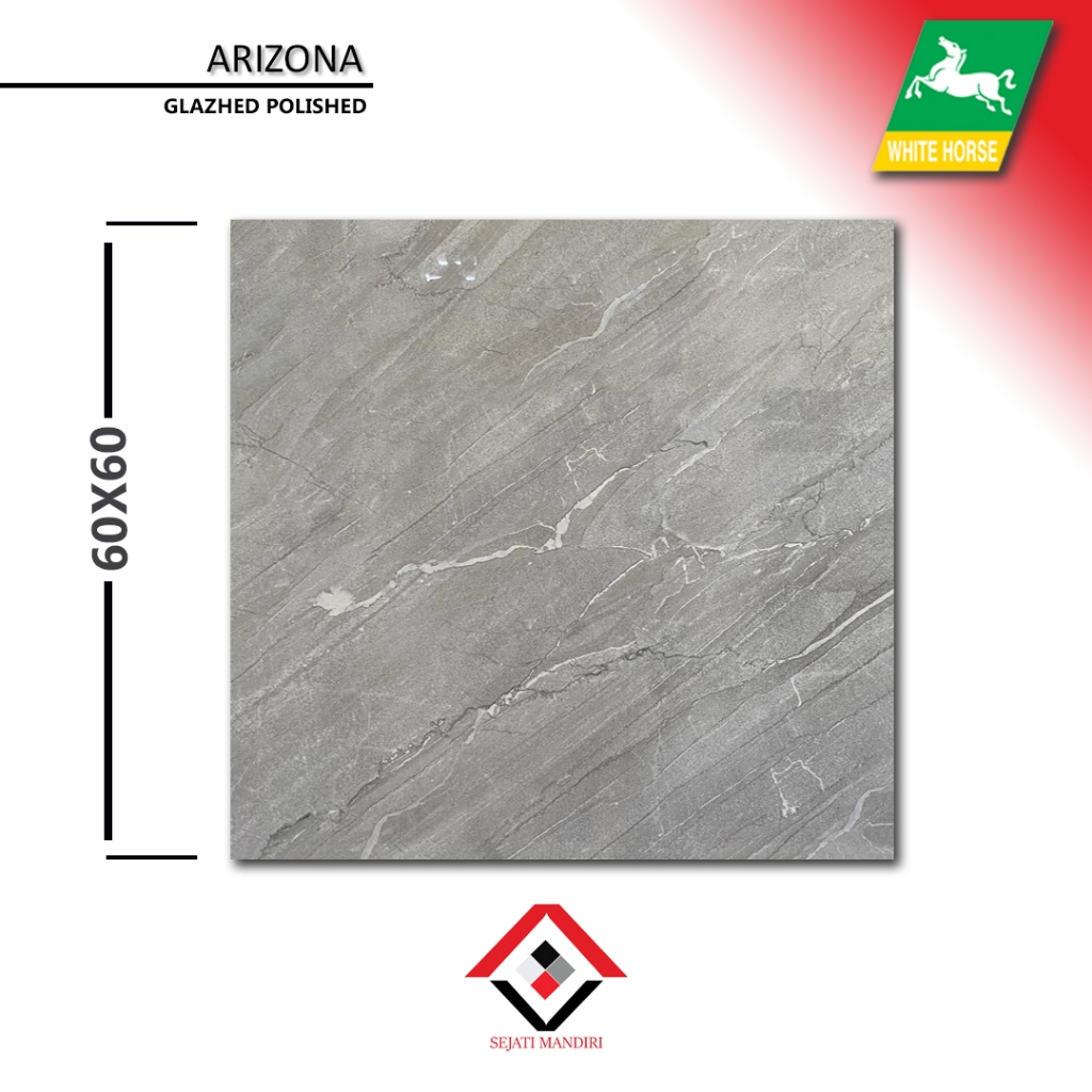 granit 60x60 - motif marmer - white horse arizona