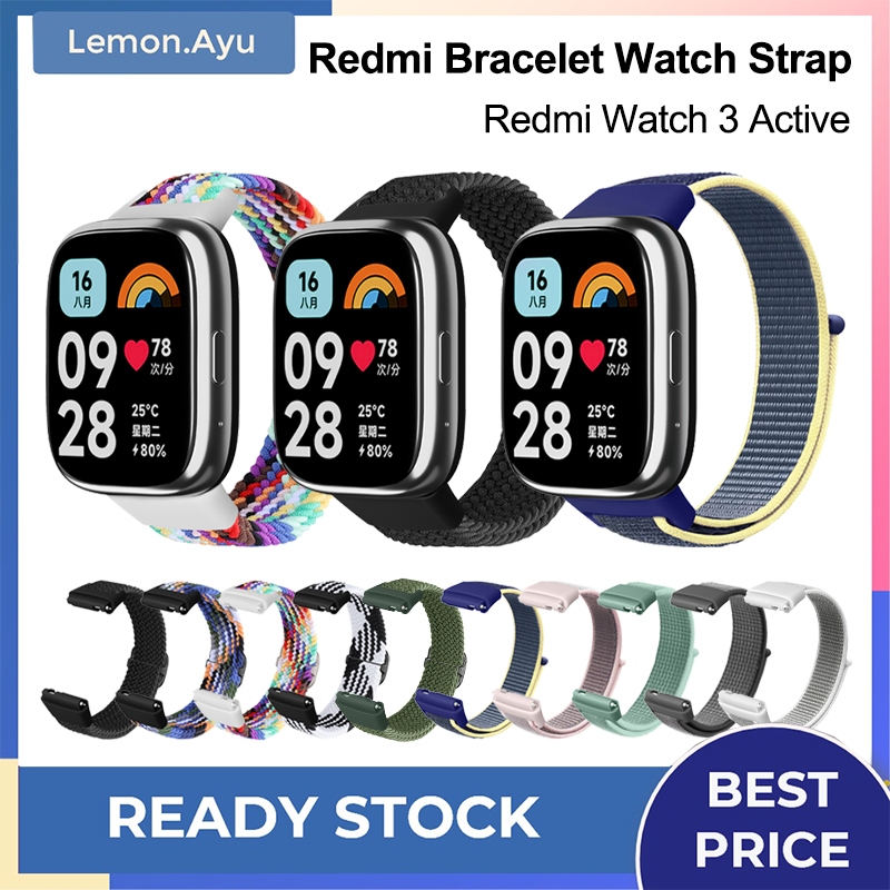 Nylon Strap Bracelet Breathable Replacement for Redmi Watch 3 Active